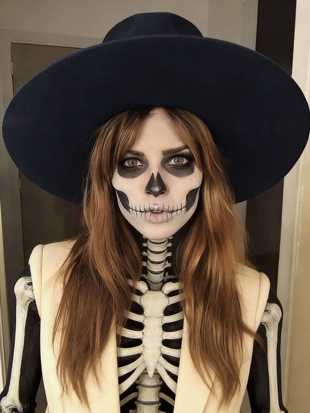 put skeleton effect on picture