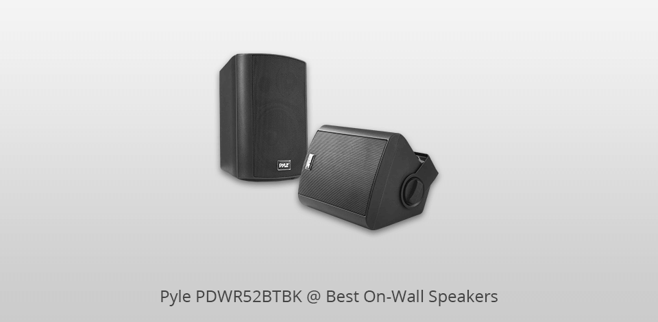 pyle pdwr52btbk on wall speakers