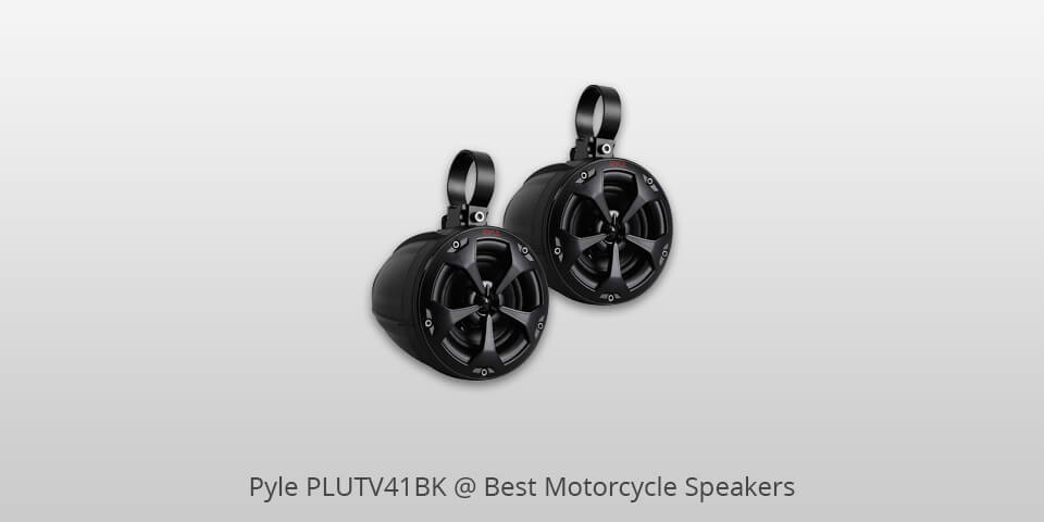 pyle plutv41bk motorcycle speakers