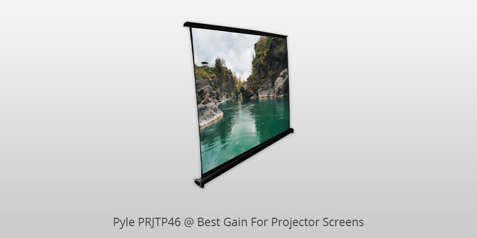 pyle prjtp46 gain for projector screen