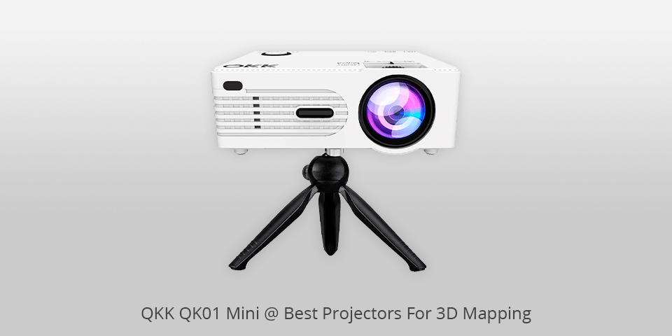 qkk qk01 mini projector for 3d mapping