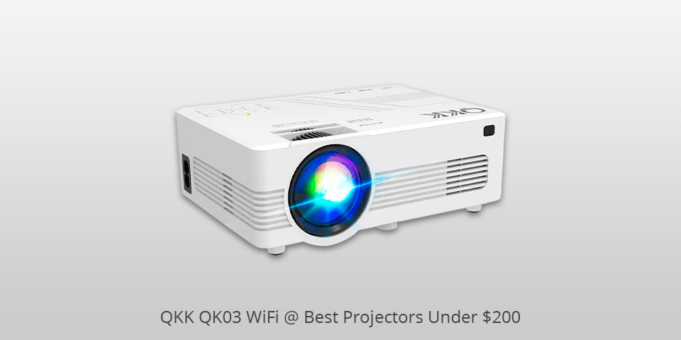 qkk qk03 wifi projectors under 200