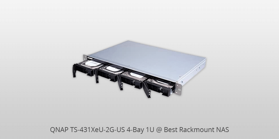 qnap ts-431xeu-2g-us 4-bay 1u rackmount nas