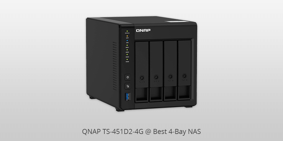 qnap ts-451d2-4g 4 bay nas