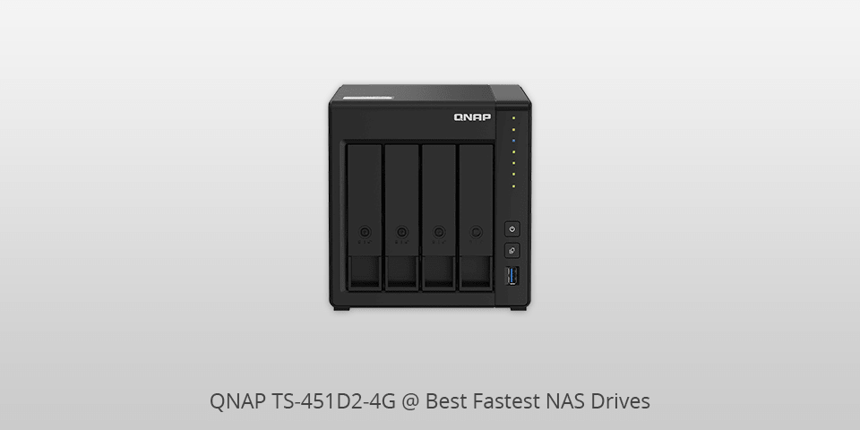 qnap ts-451d2-4g fastest nas drive
