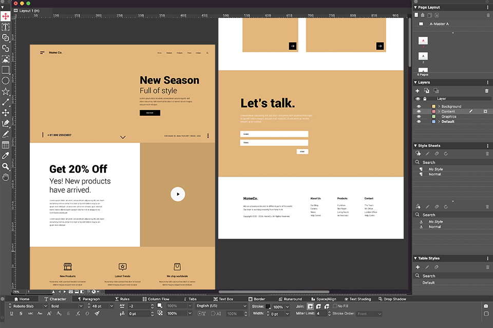 quarkxpress indesign alternative interface