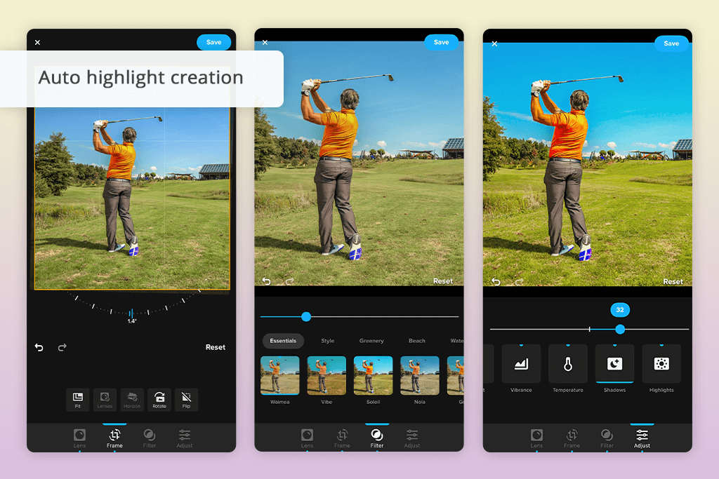 quik sports editing app