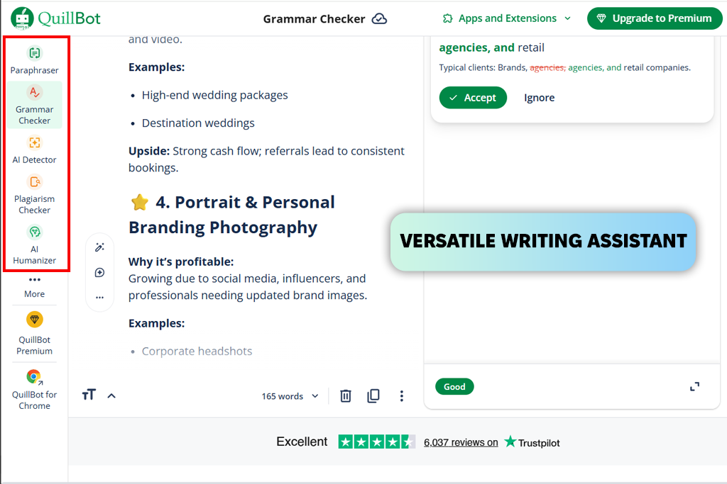 quillbot jasper ai alternative
