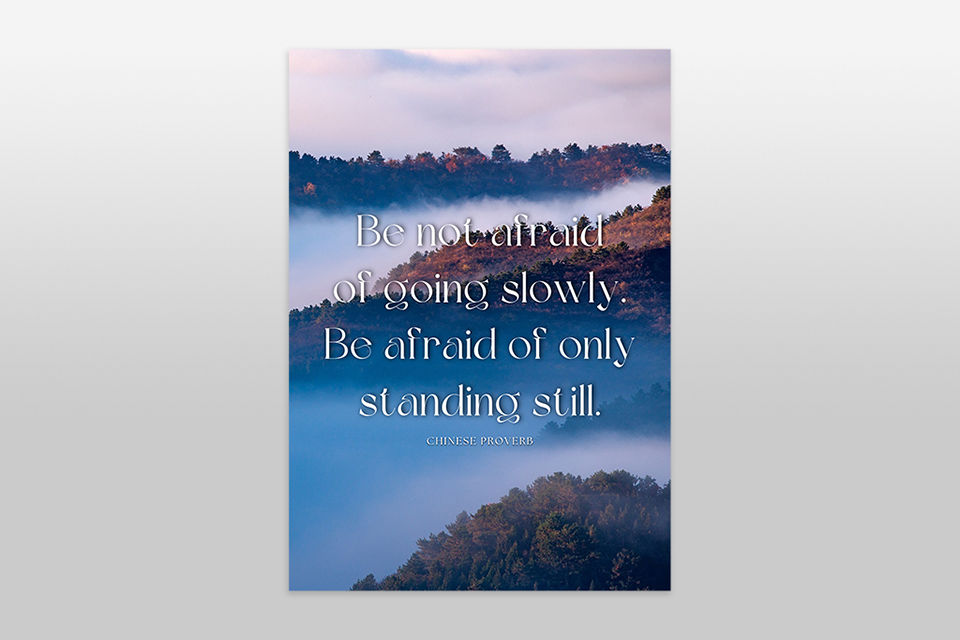 quote-centric poster ideas