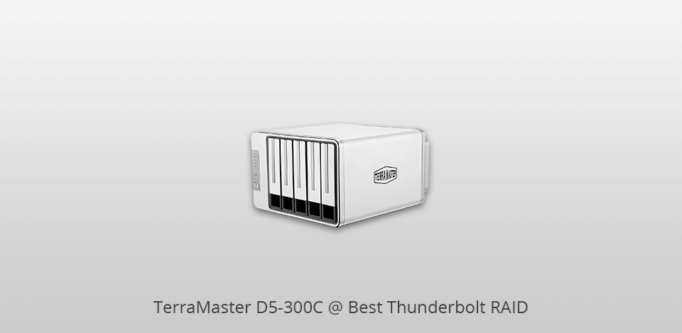 best thunderbolt raid terramaster d5-300c