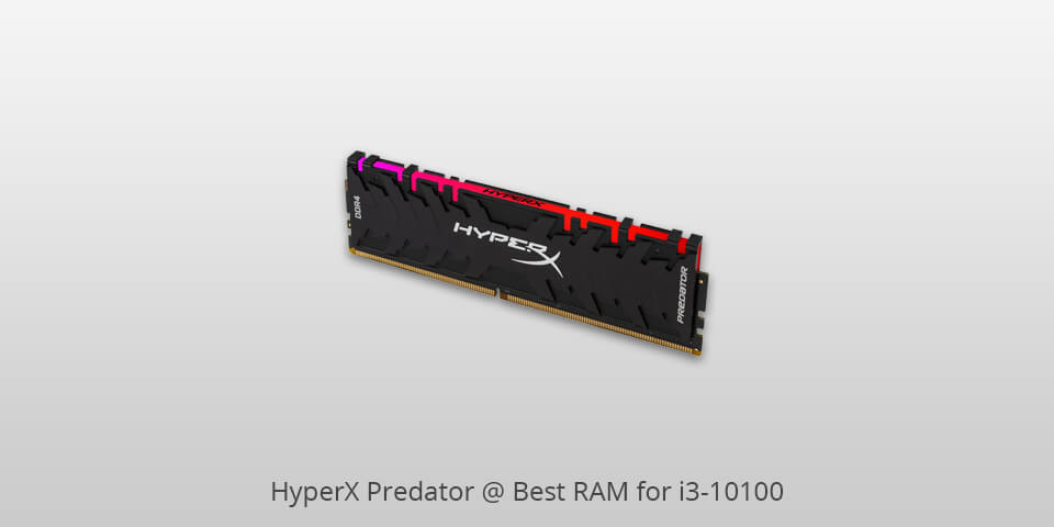 ram for i3-10100 hyperx predator