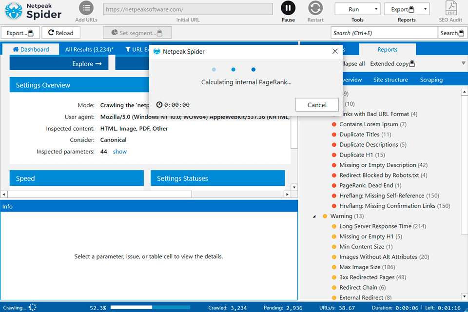ranking netpeak spider software review