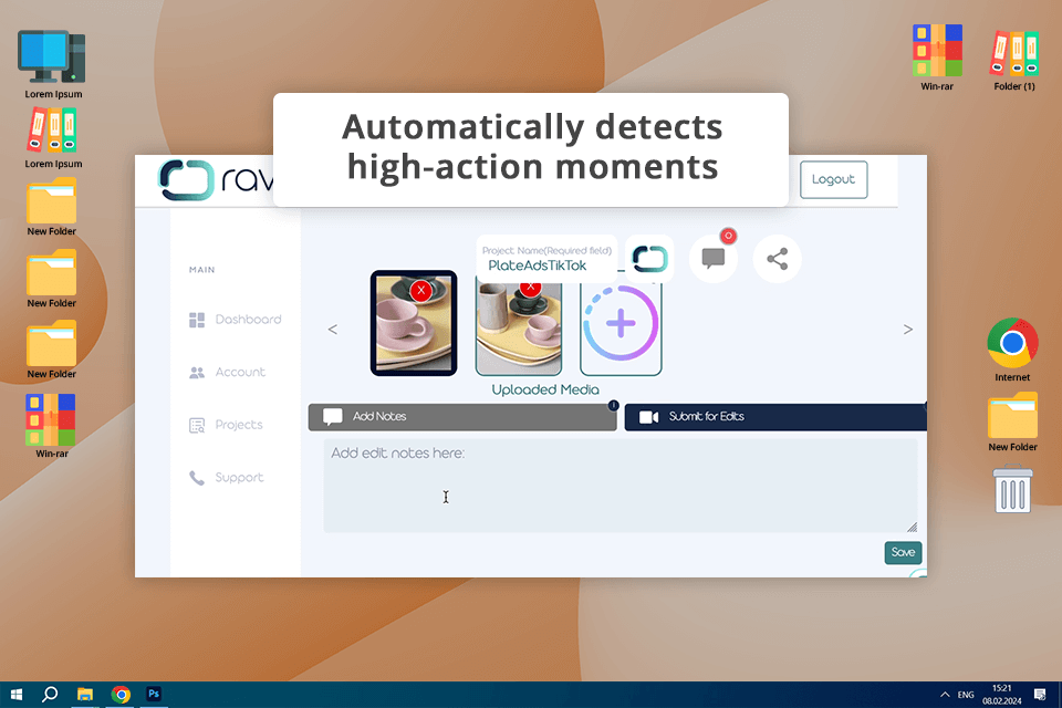 rav ai clipping software for pc
