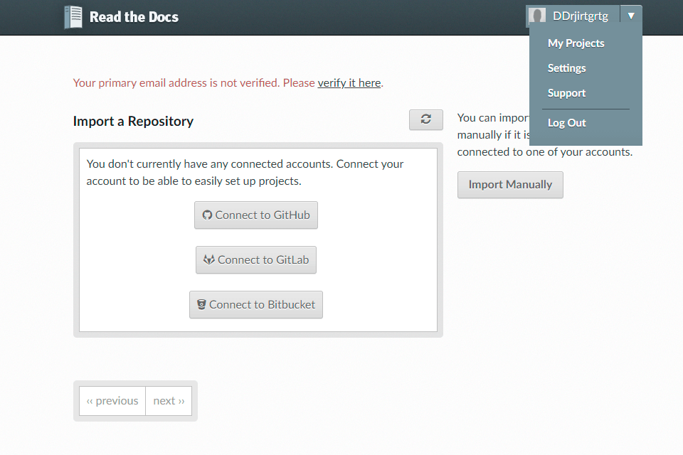 read the docs software documentation tool interface