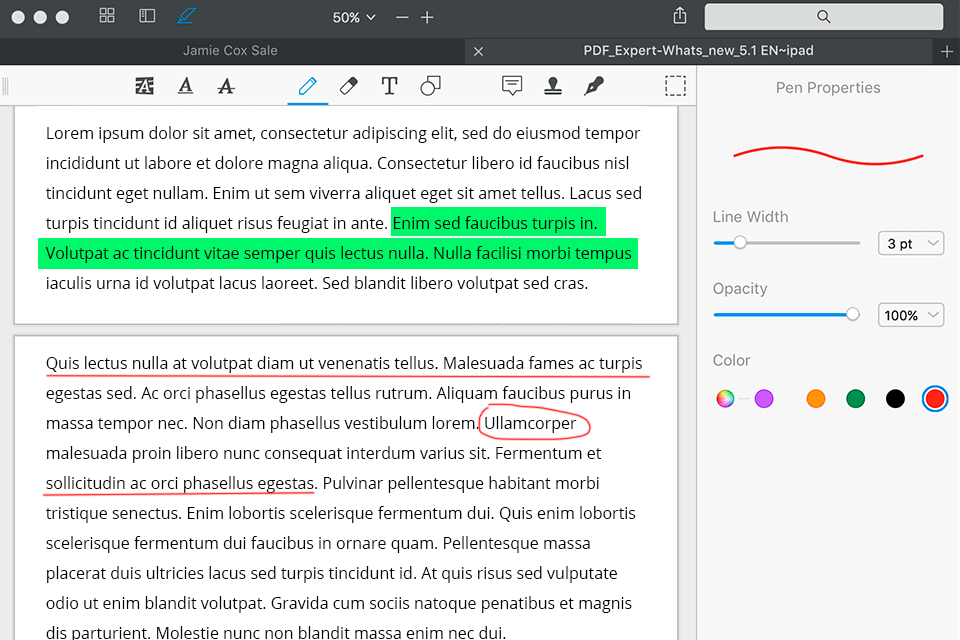 readdle pdf expert editores pdf para mac interface