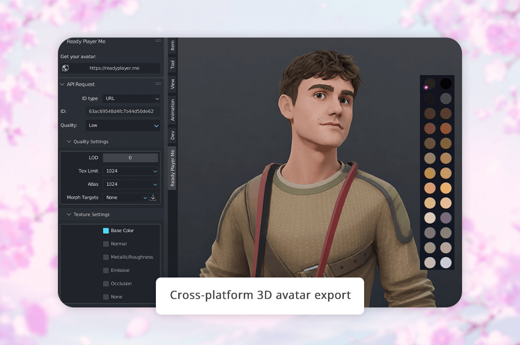 ready player me vtuber avatar