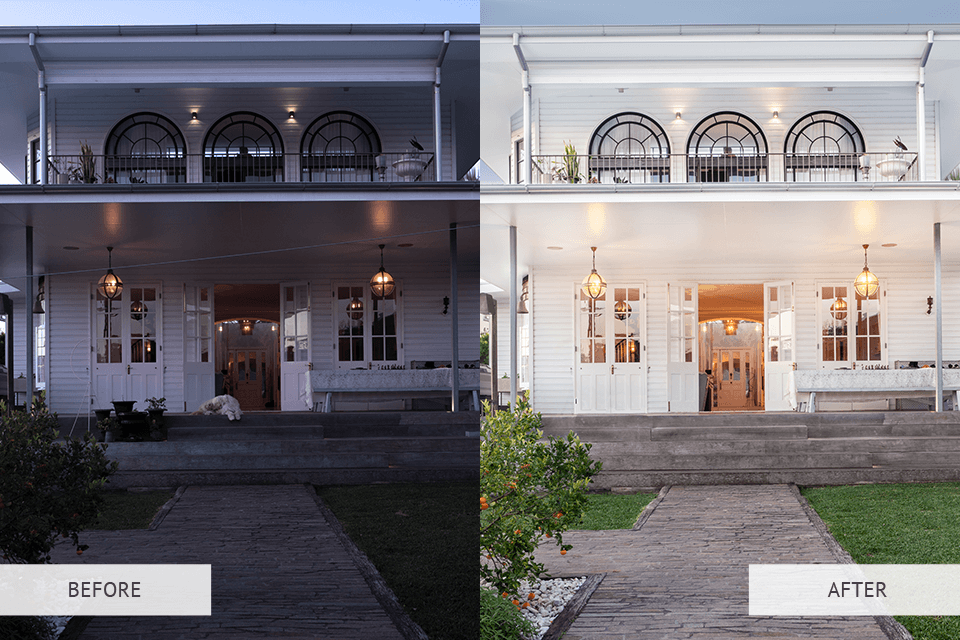 real estate photography color correction