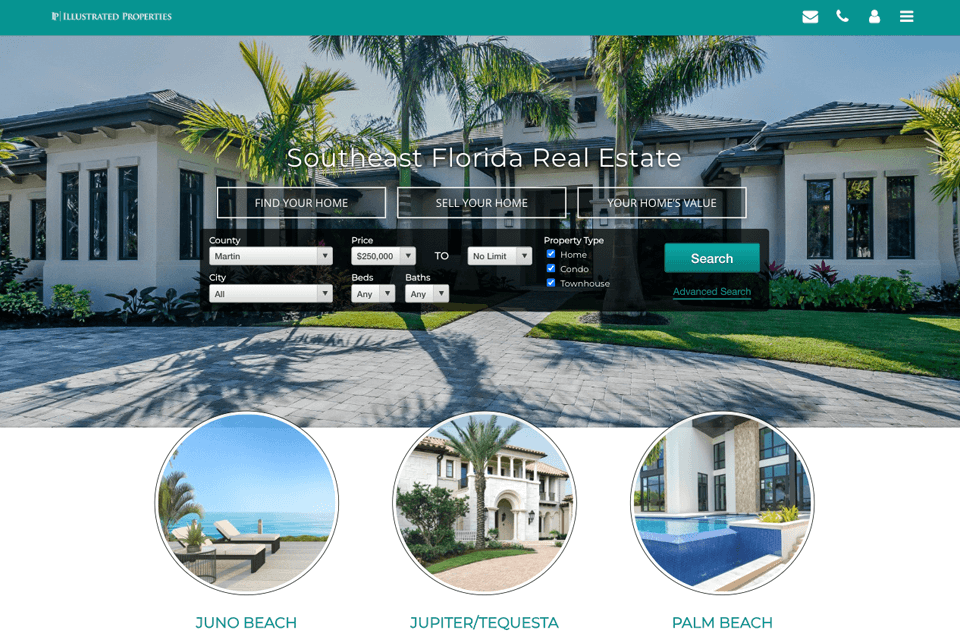real geeks real estate website development service
