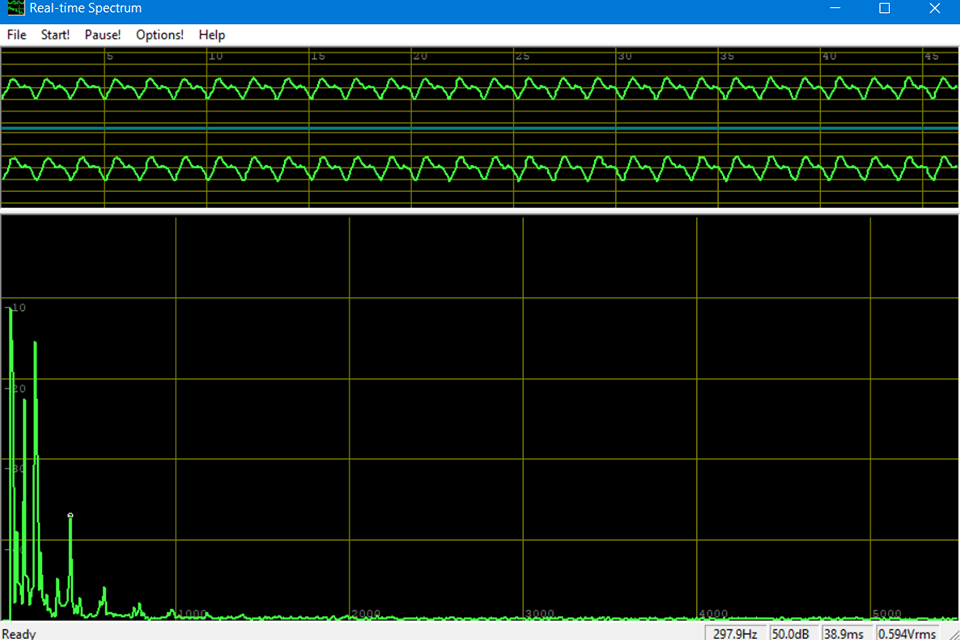 real-time spectrum microphone testing software