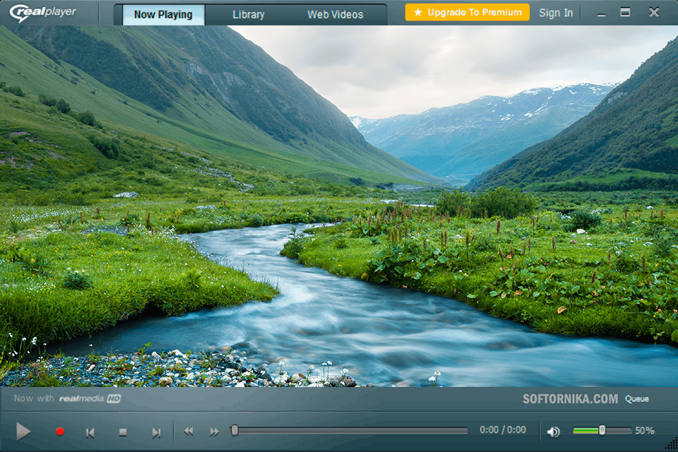 realplayer mov player interface