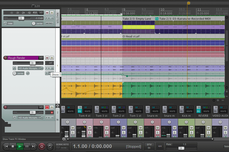 reaper logic pro alternative interface