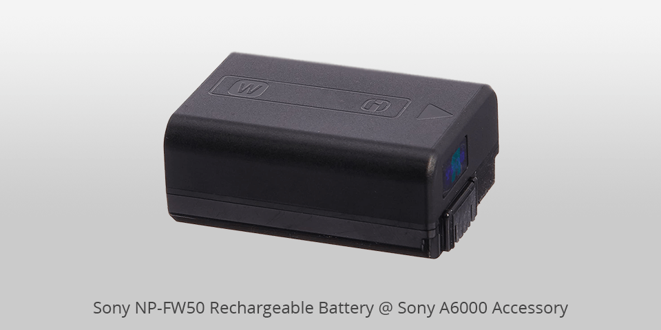 rechargeable battery sony a6000 accessory