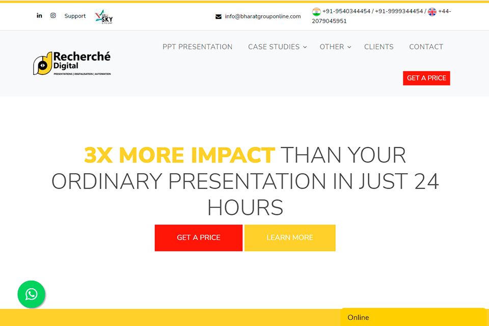 recherche digital interface