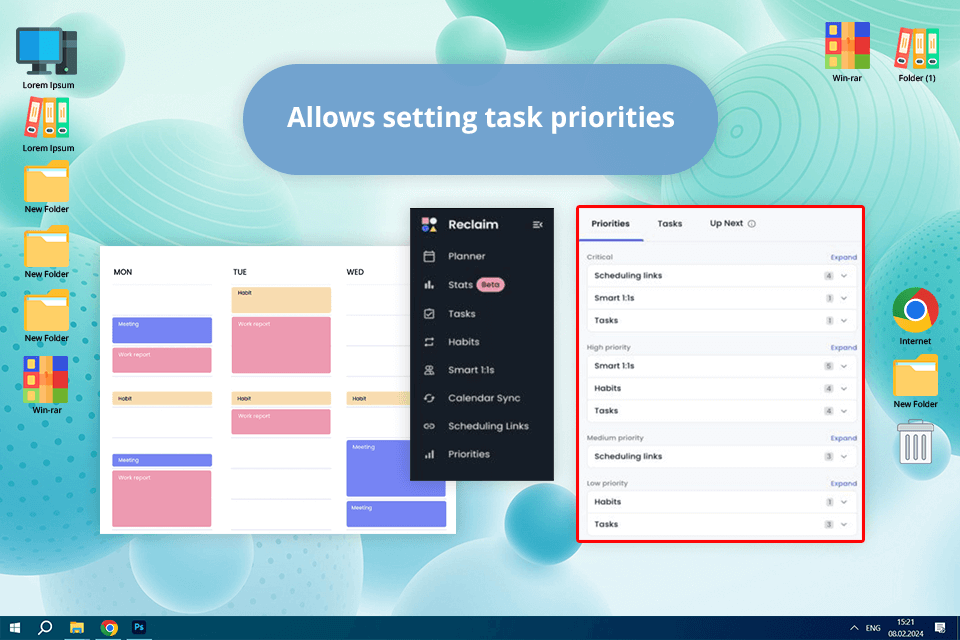 reclaim ai motion app alternative