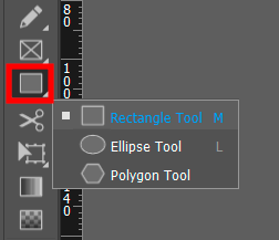 rectangle to crop a photo in indesign