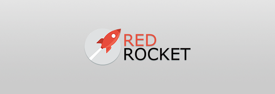 red rocket web design company logo