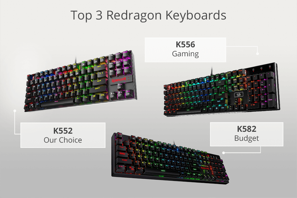 redragon keyboards top 3