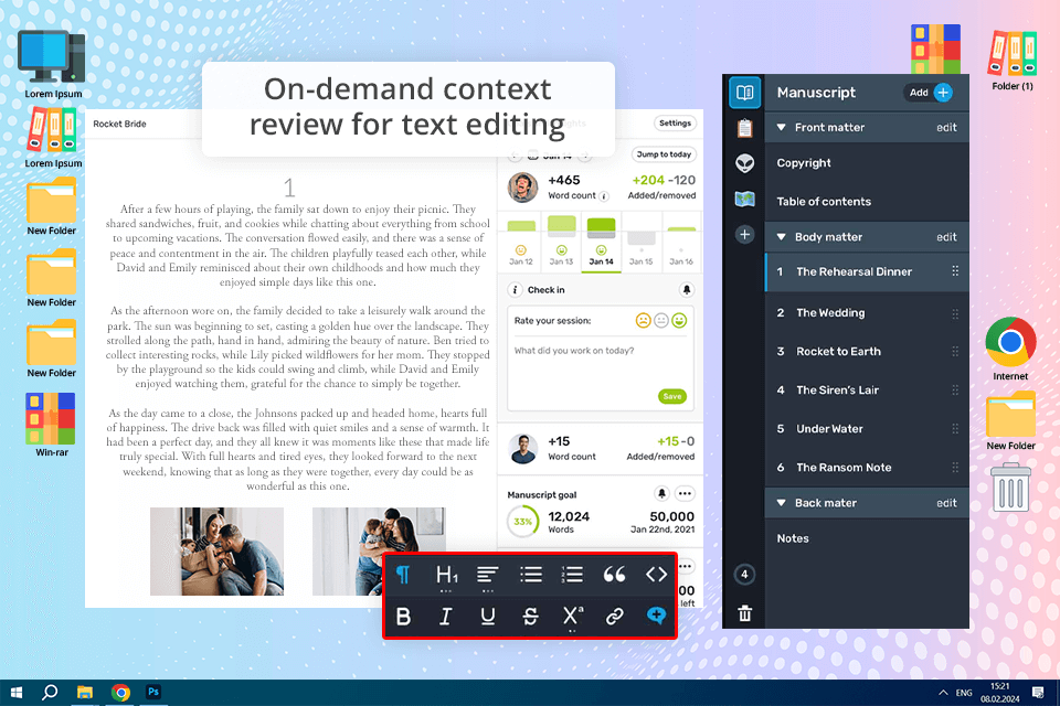 reedsy book editor book design software