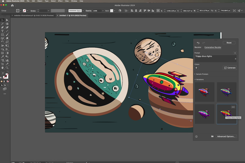 refine ai art in adobe workflow