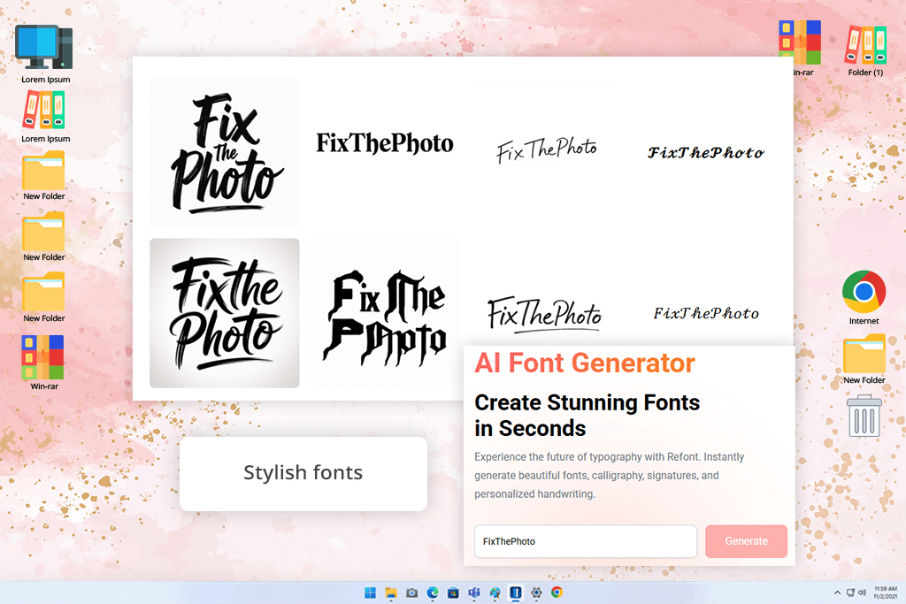 refont software interface