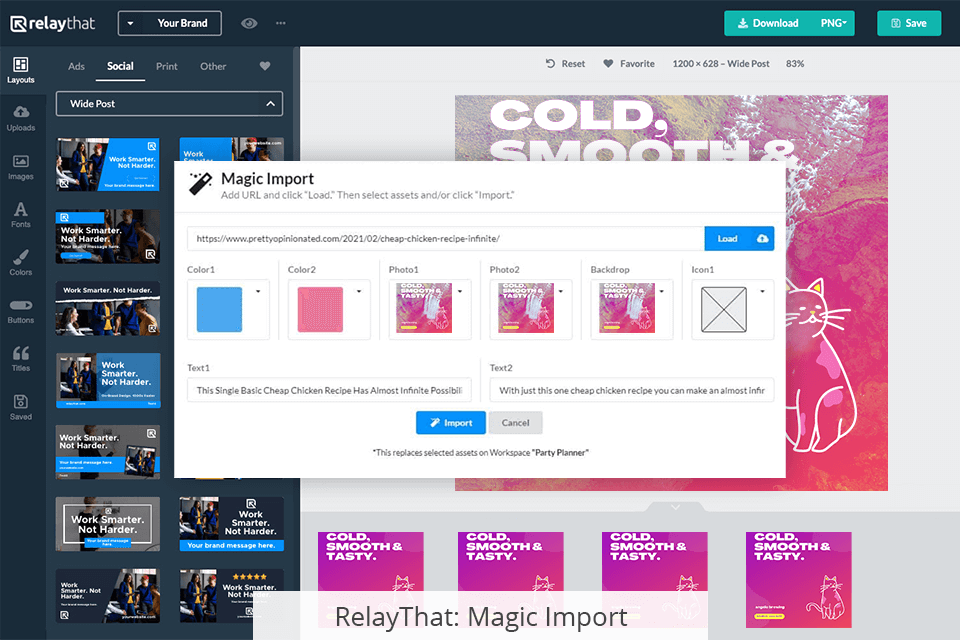 relaythat magic import