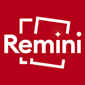 remini app to enhance photo quality logo