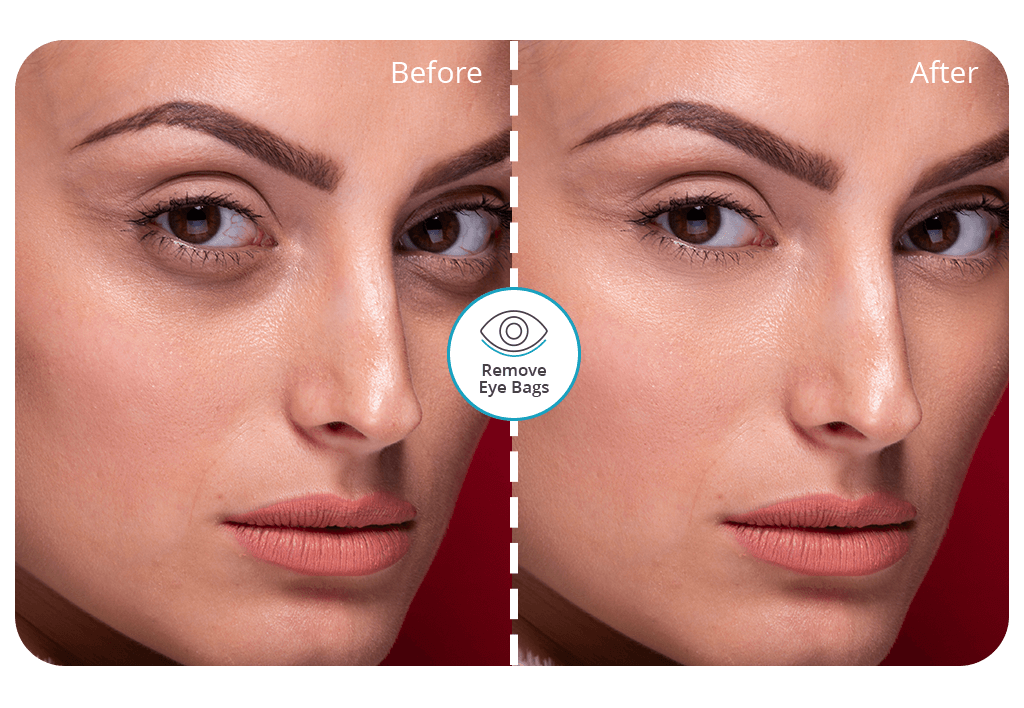app to remove eye bags cover