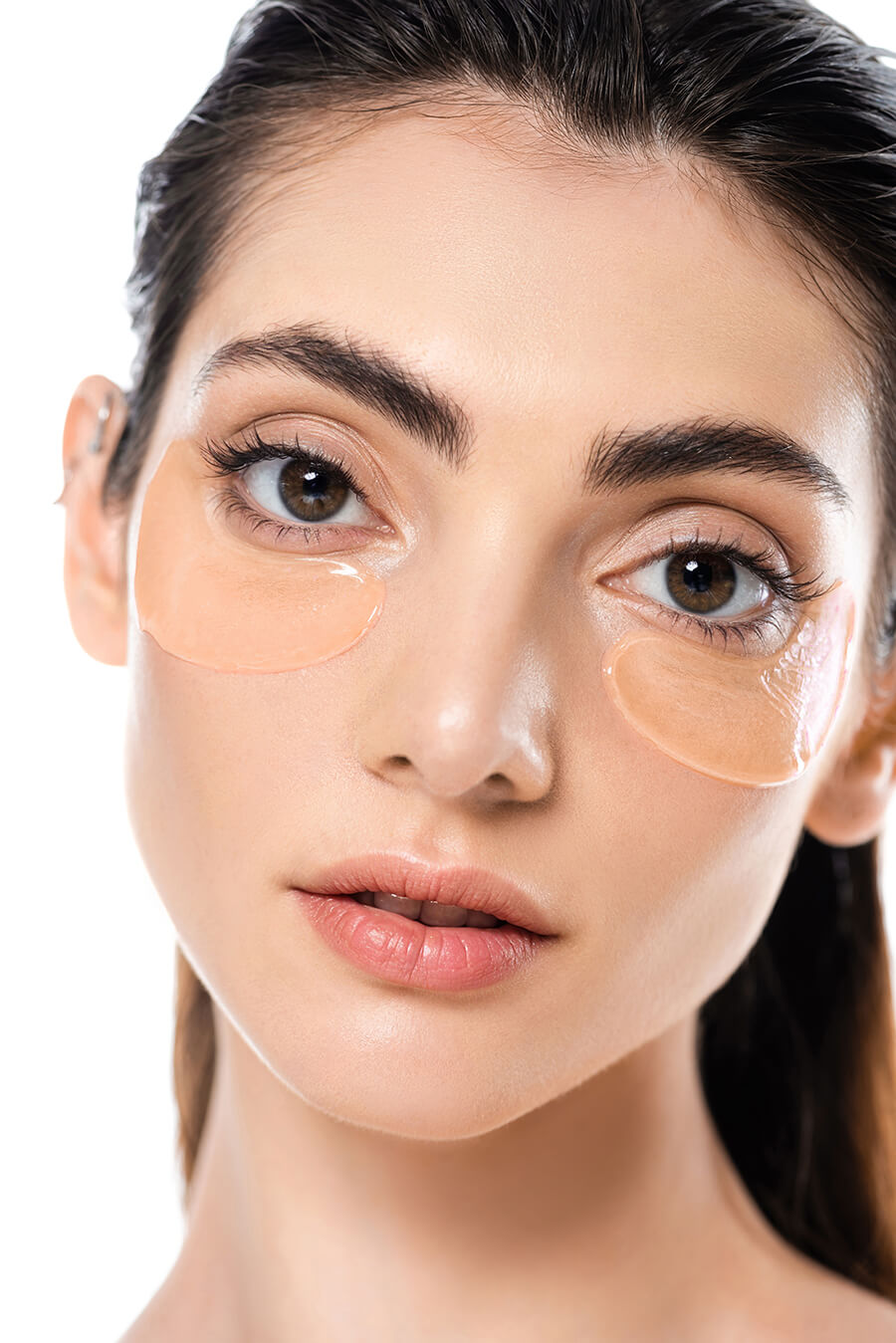 remove eye bags from photo example