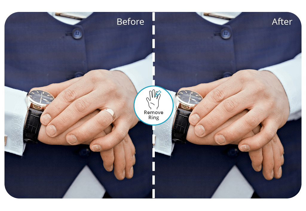 remove ring on photo cover
