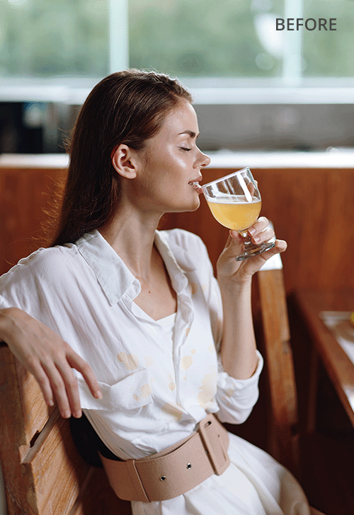 remove stains in pictures