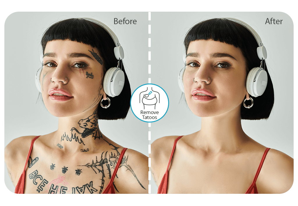 remove tattoo from photo