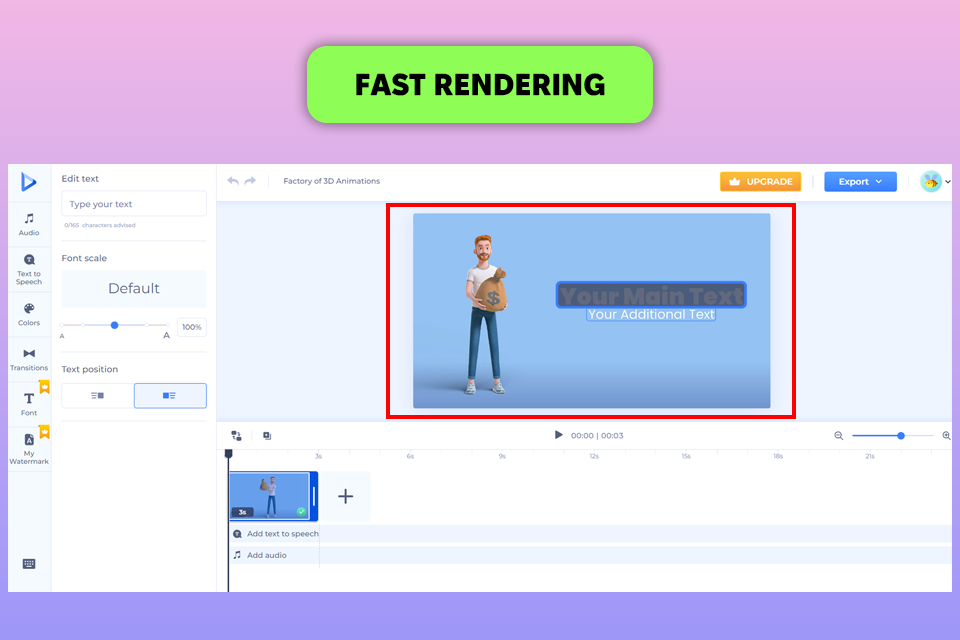 renderforest biteable alternative interface