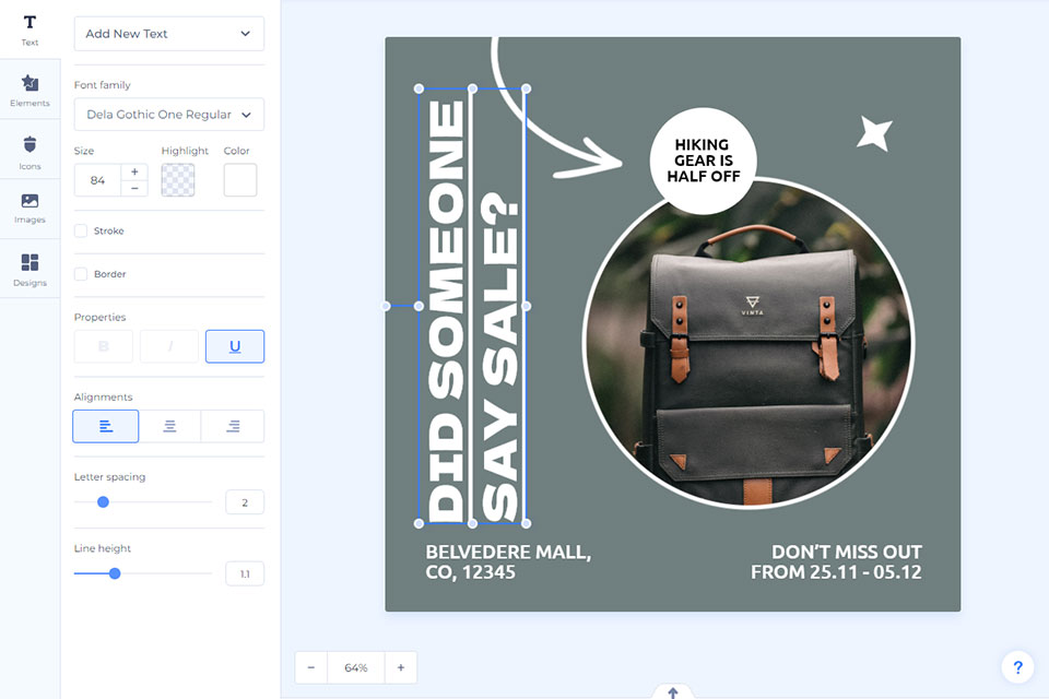 renderforest desygner alternative interface