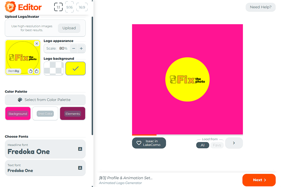 renderlion logo animation software
