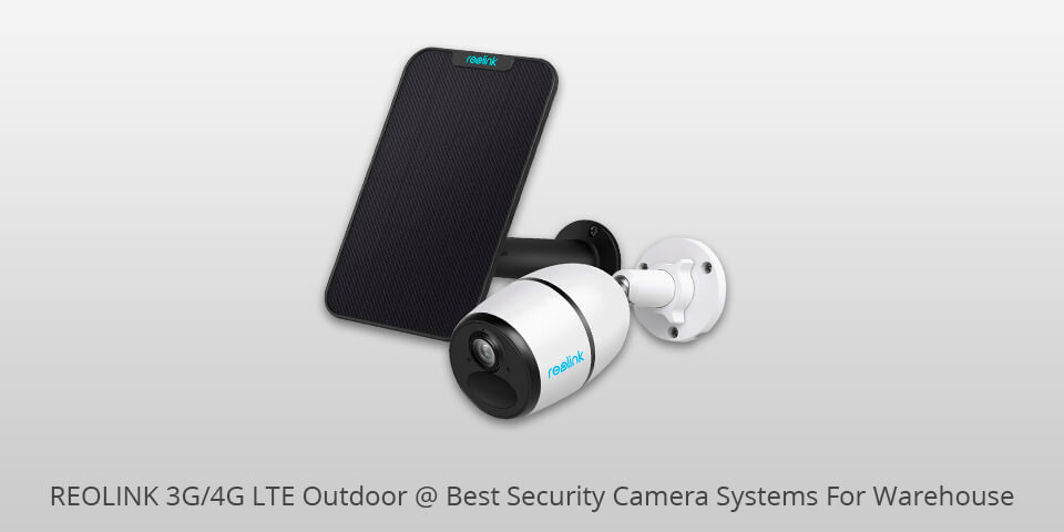reolink 3g/4g lte outdoor security camera system for warehouse