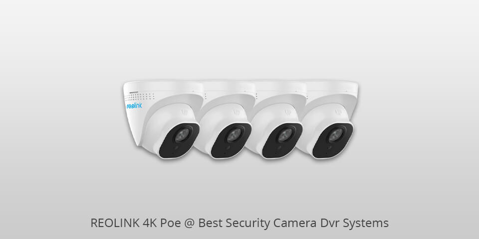 reolink 4k poe security camera dvr system