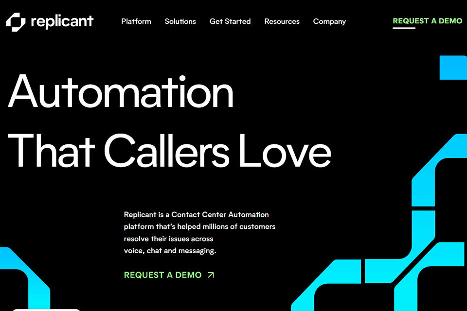replicant conversational ai platform interface