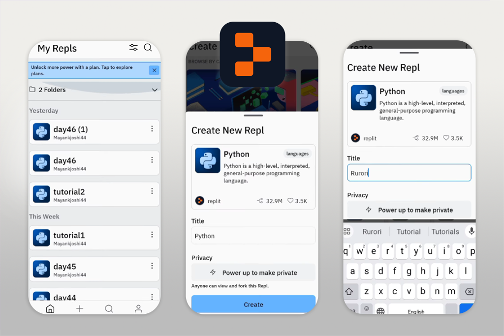 replit ai app for ios and android