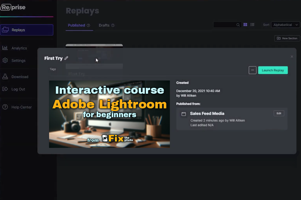 reprise interactive product demo software
