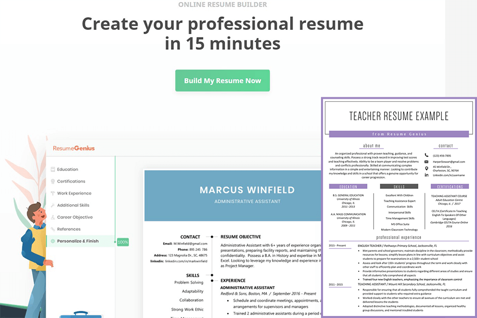 10. Resume Genius